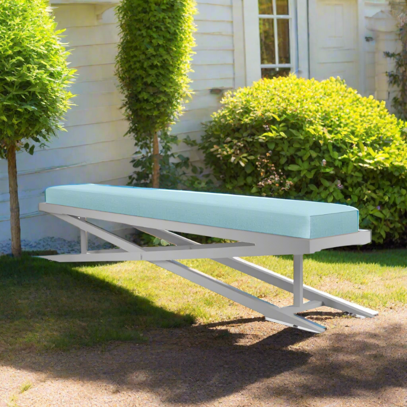 DecoScape Dynasty Aluminum Outdoor 140-Inch Bench