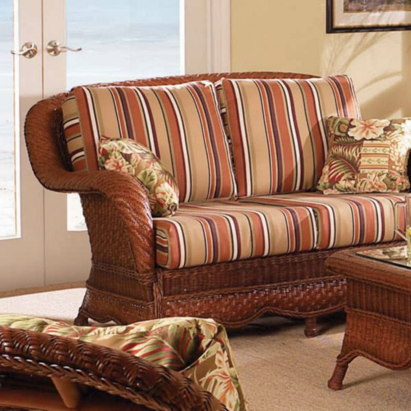 South Sea Rattan Autumn Morning Indoor Wicker Loveseat