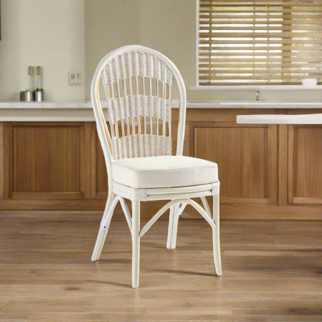 South Sea Rattan Bermuda Indoor Side Chair