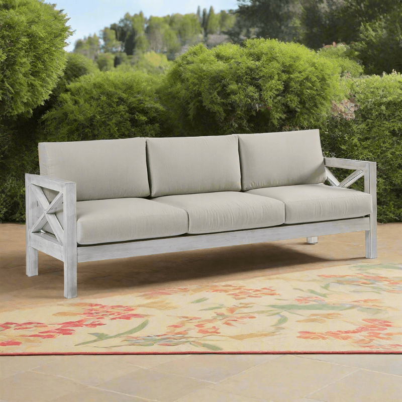 South Sea Rattan Farlowe Aluminum Outdoor Sofa