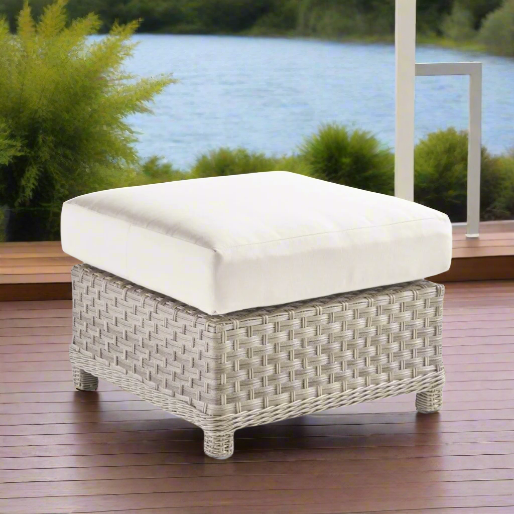 South Sea Rattan Mayfair Ottoman