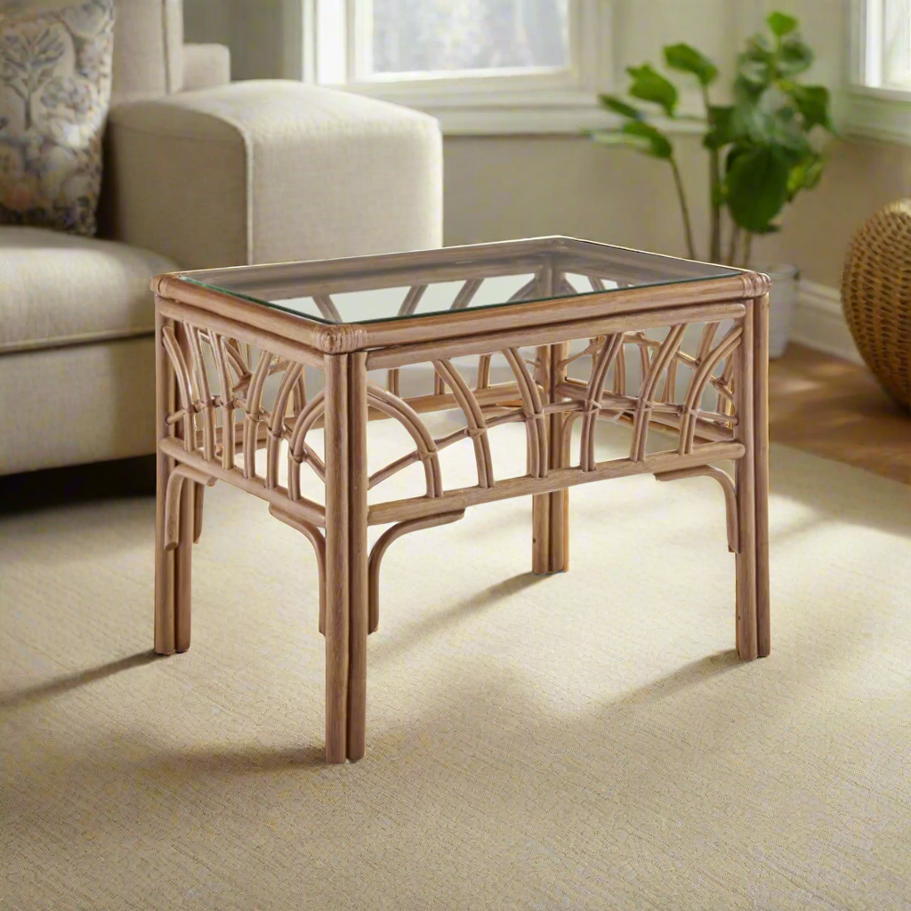 South Sea Rattan New Kauai Indoor End Table