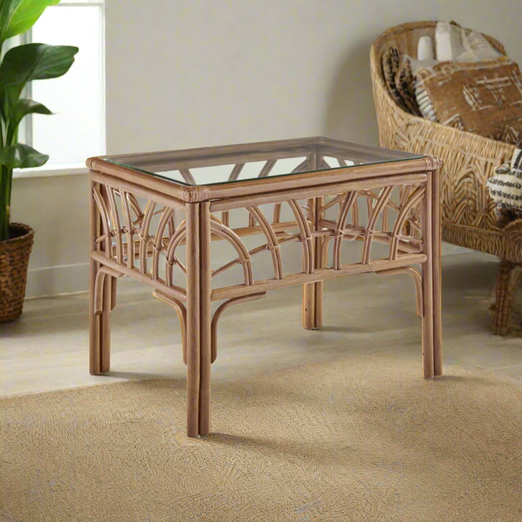 South Sea Rattan New Kauai Indoor End Table