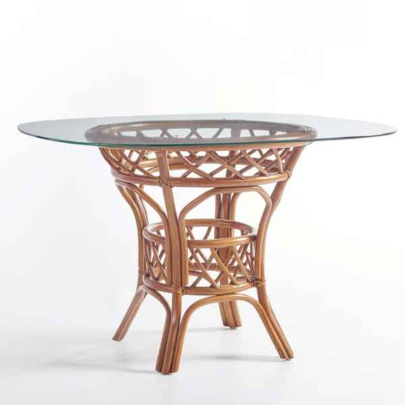 South Sea Rattan Antigua Rattan Indoor Dining Table With Size Options