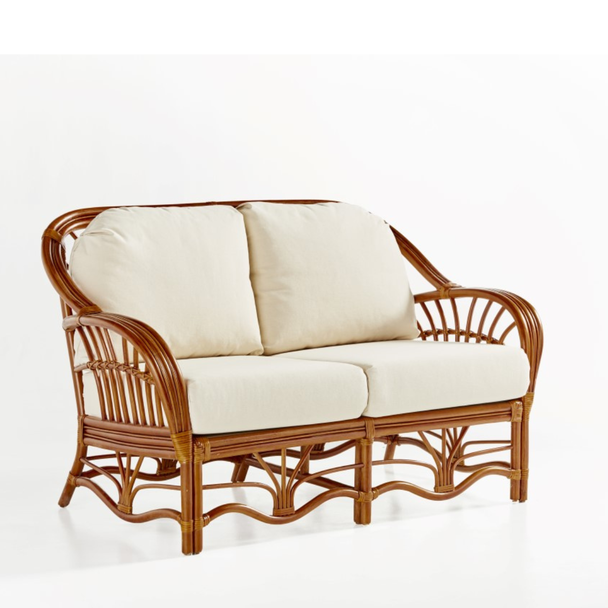 South Sea Rattan Palm Harbor Indoor Loveseat