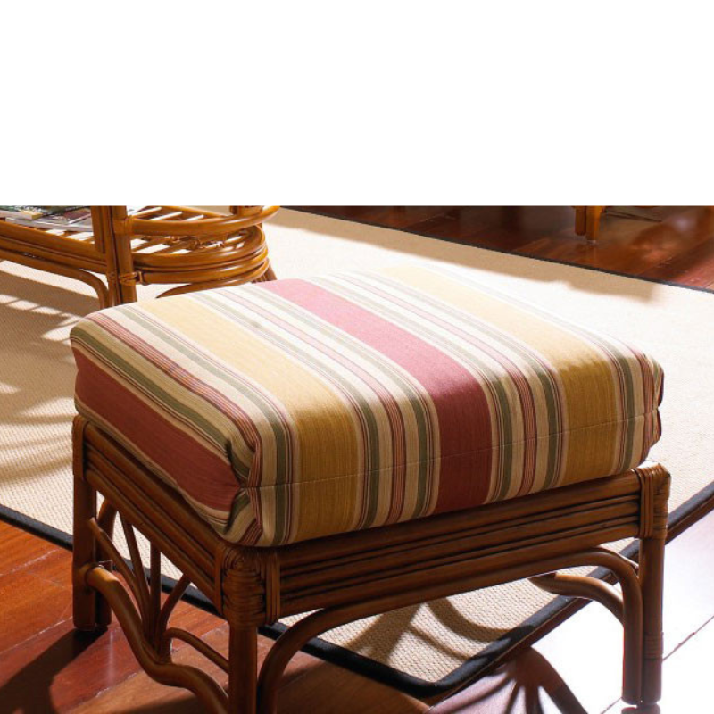 South Sea Rattan Palm Harbor Indoor Ottoman