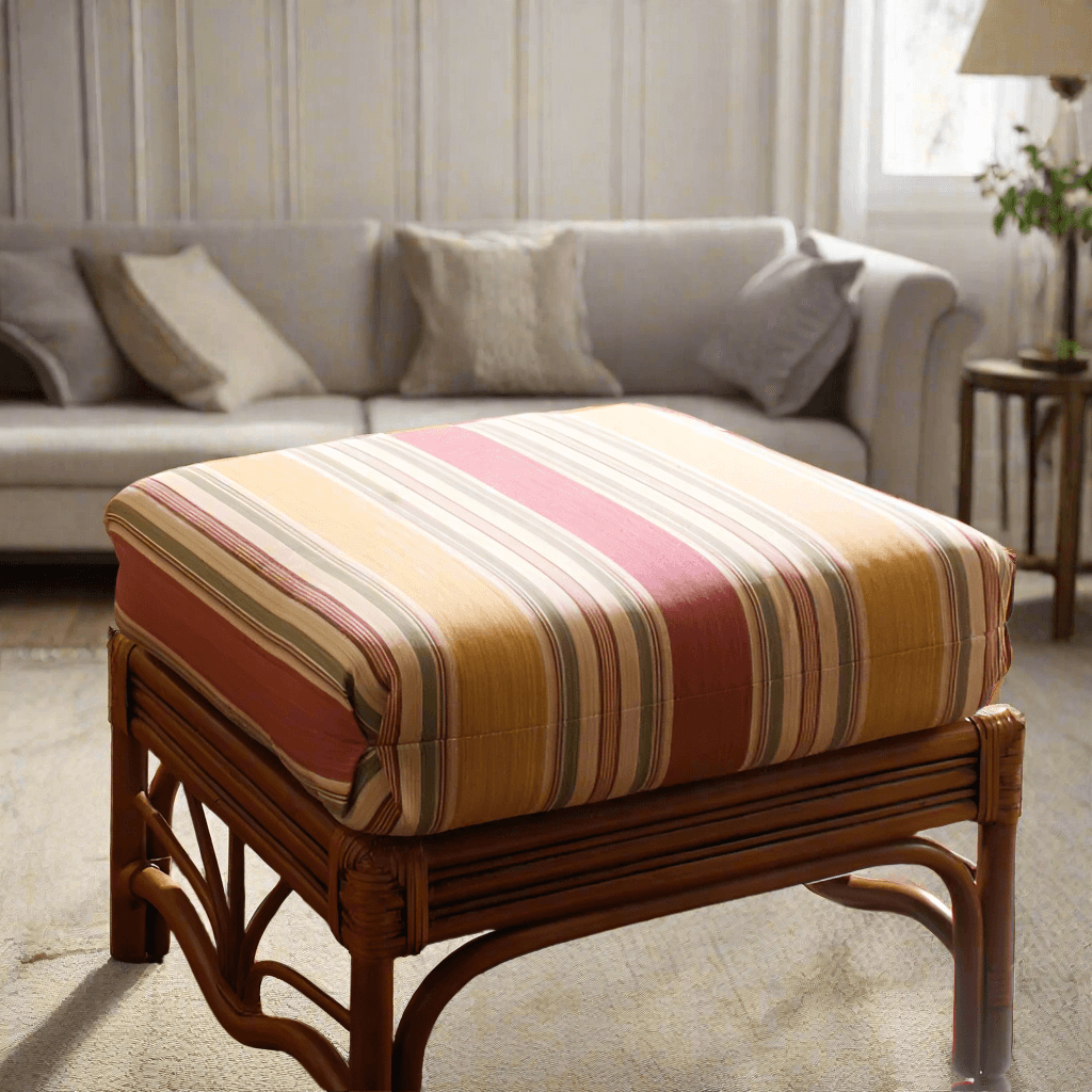 South Sea Rattan Palm Harbor Indoor Ottoman