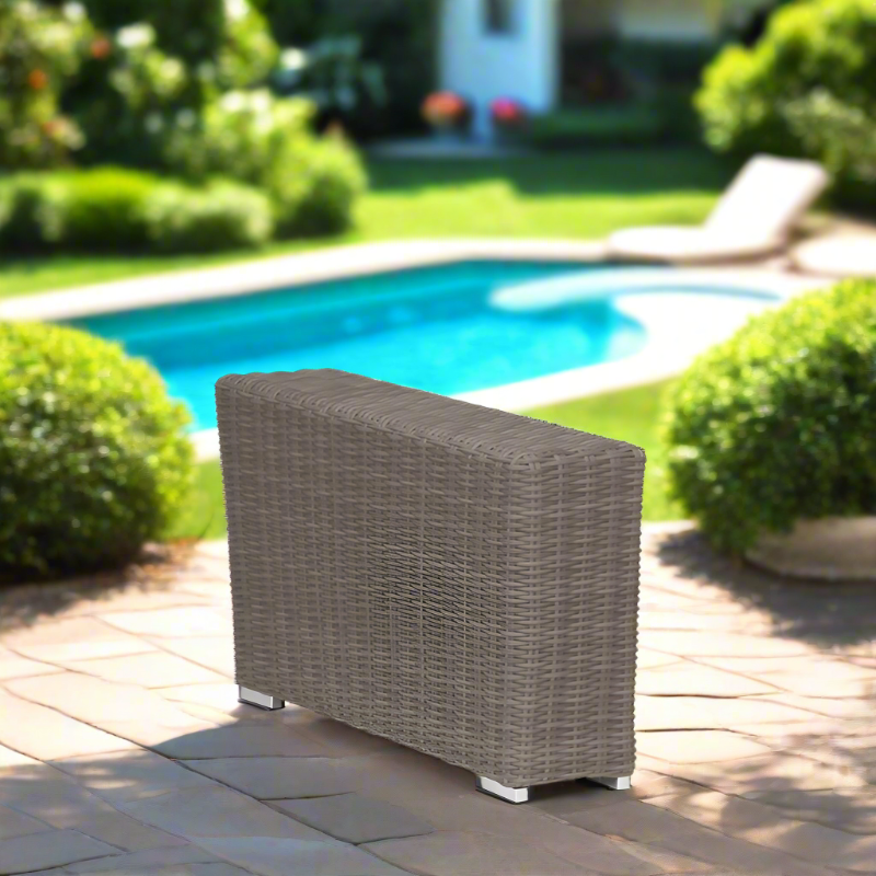 Sunset West Coronado Wicker Outdoor Wedge Side Table