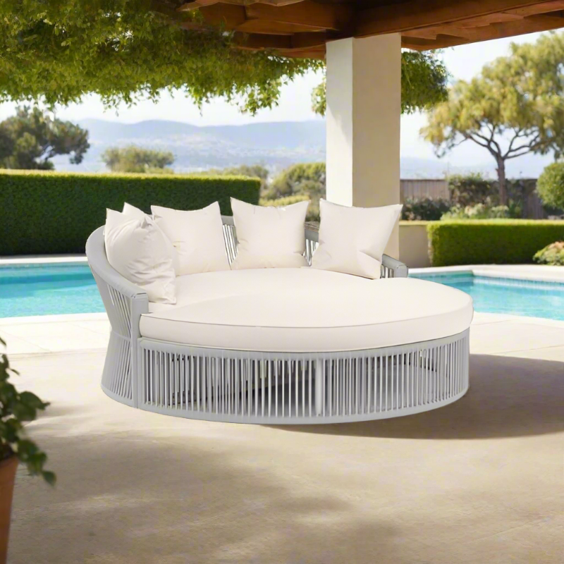 Sunset West Miami Rope Aluminum Outdoor Daybed