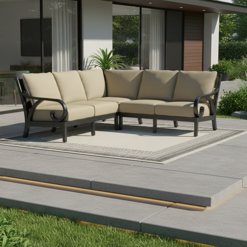 Sunset West Monterey Aluminum Outdoor Sectional