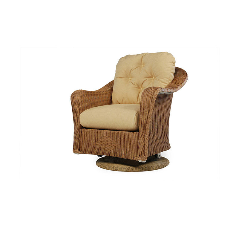 Lloyd Flanders Reflections Wicker Swivel Glider Lounge Chair