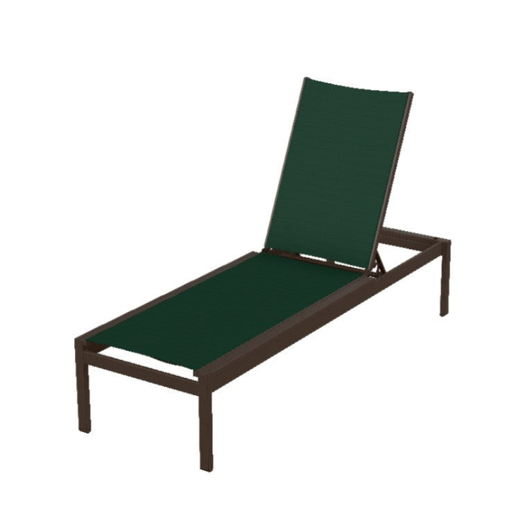 Telescope Casual Kendall Sling Stacking High Bed Armless Chaise