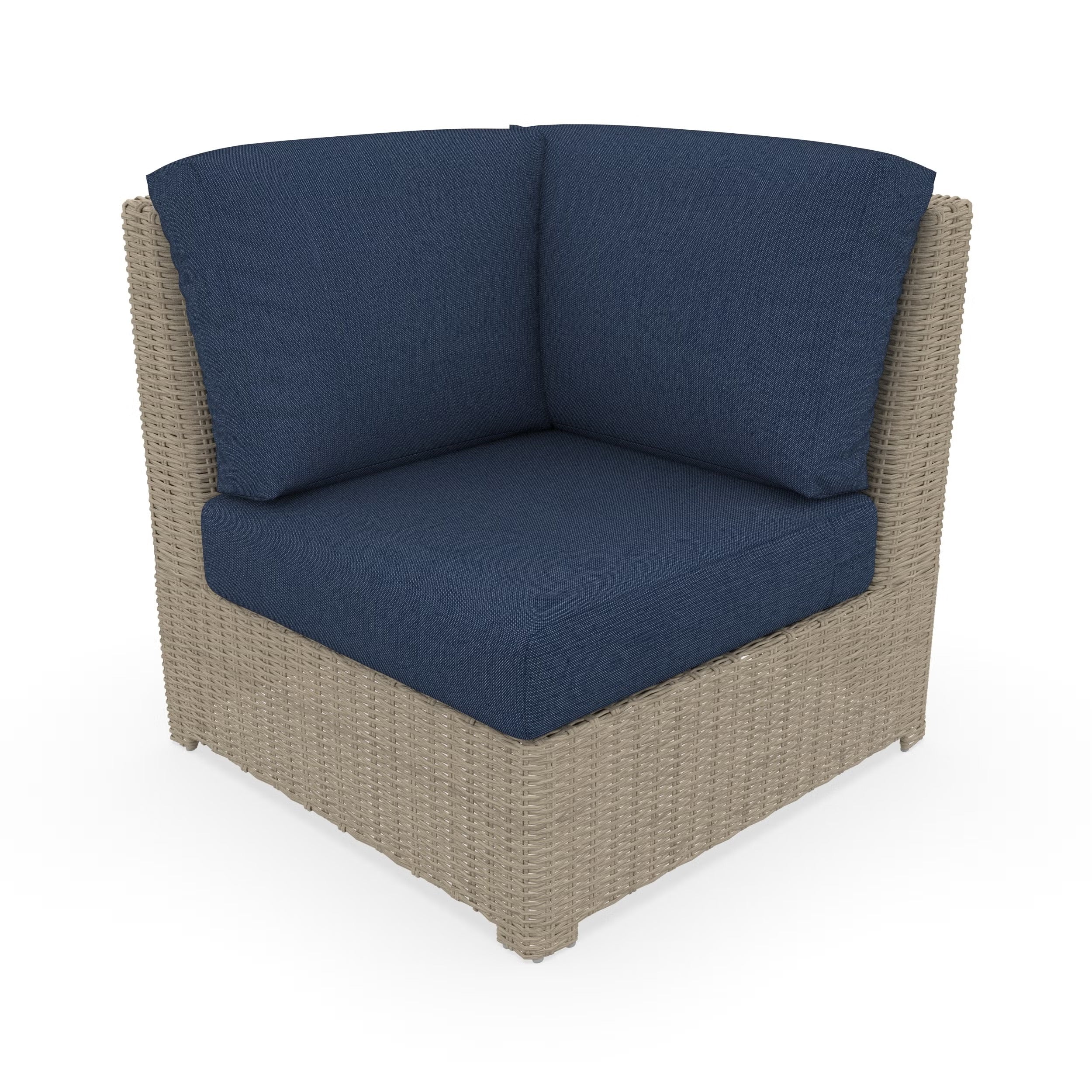 NorthCape International Terraza Wicker Outdoor Sectional 90 Degree Corner Chair