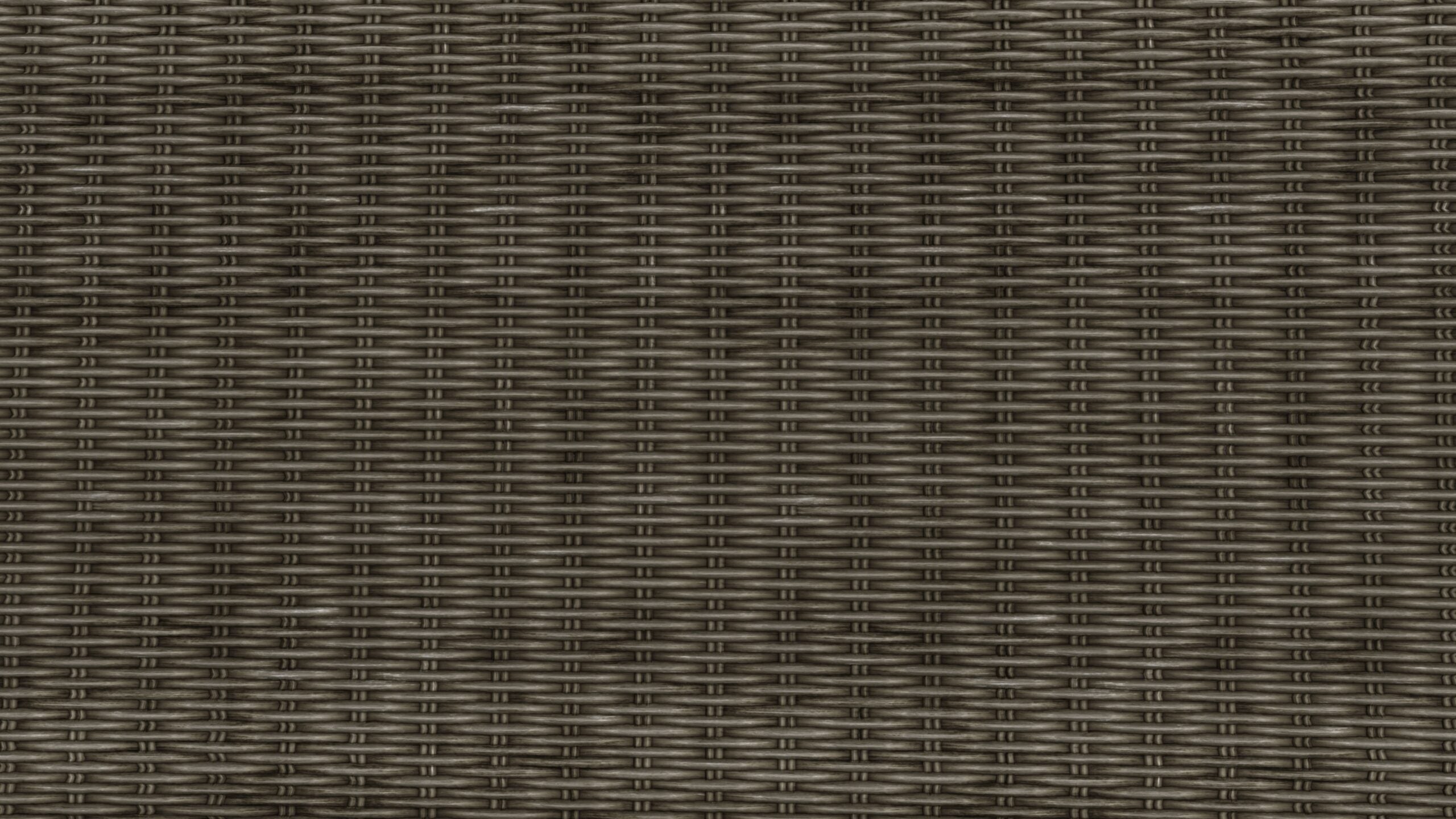 A close-up of a dark brown woven material with a tight horizontal ribbed texture filling the entire frame.