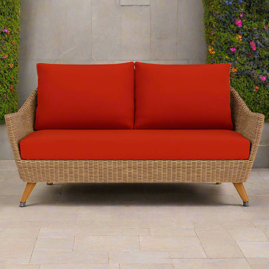 Lloyd Flanders Tobago Woven Vinyl Loveseat