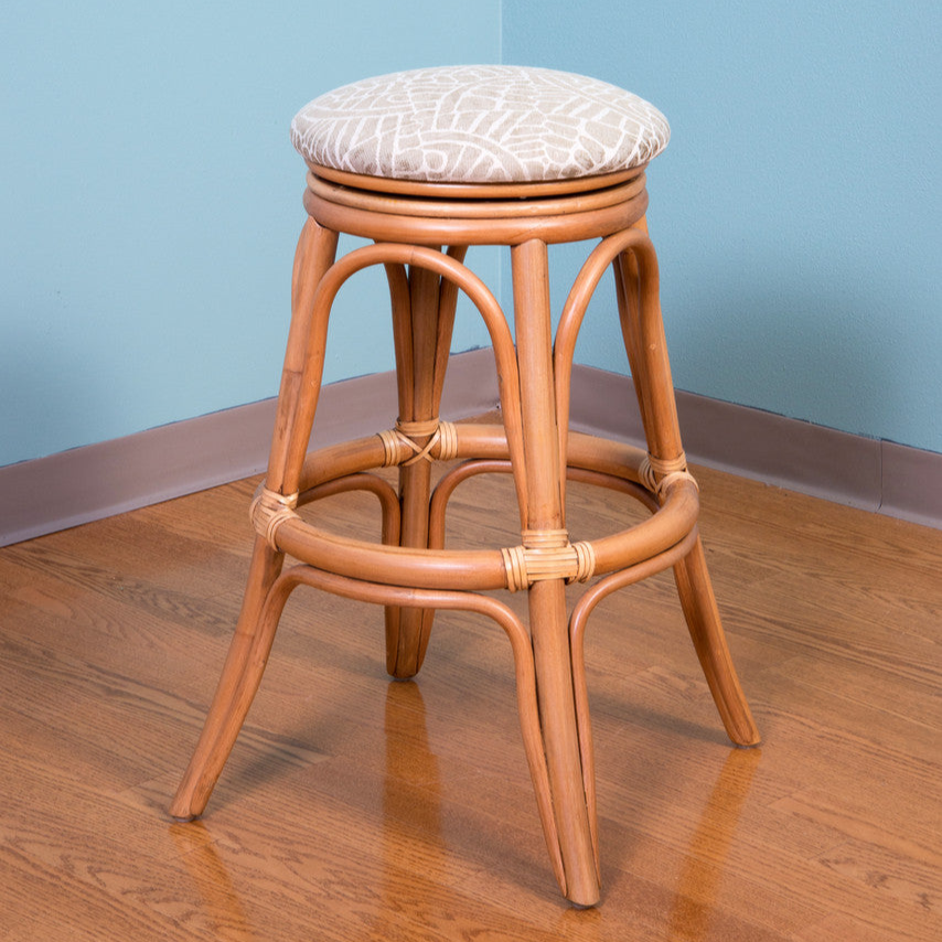 Alexander & Sheridan Universal Rattan Indoor 30" Backless Bar stool