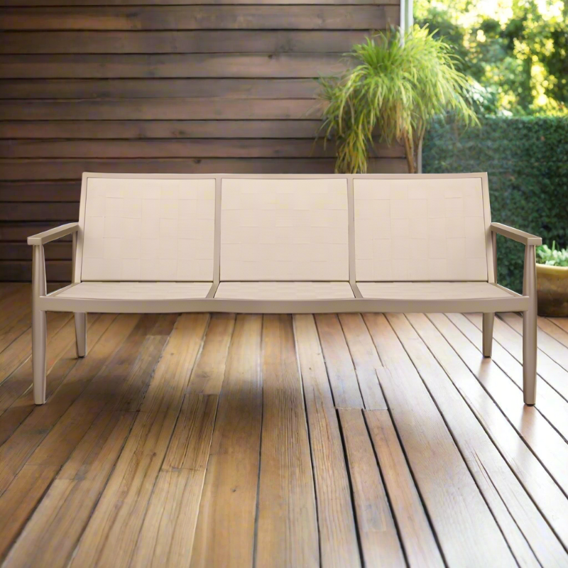 DecoScape Danish Aluminum Outdoor Sofa
