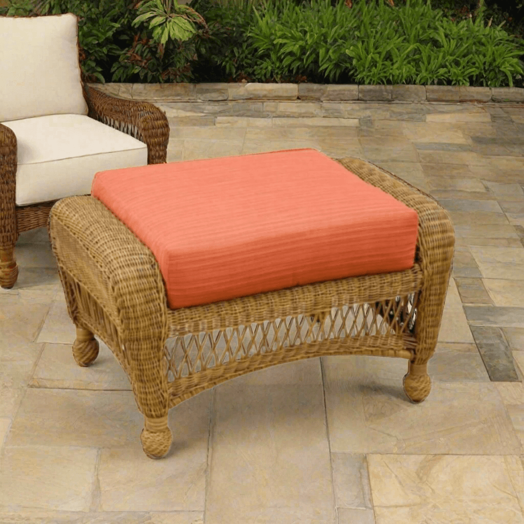 Replacement Cushions for NorthCape International Wicker Deep Seating Ottoman