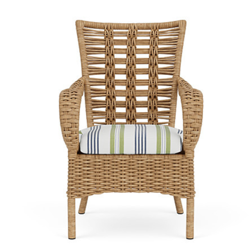 Lloyd Flanders Magnolia Woven Vinyl  Dining Armchair