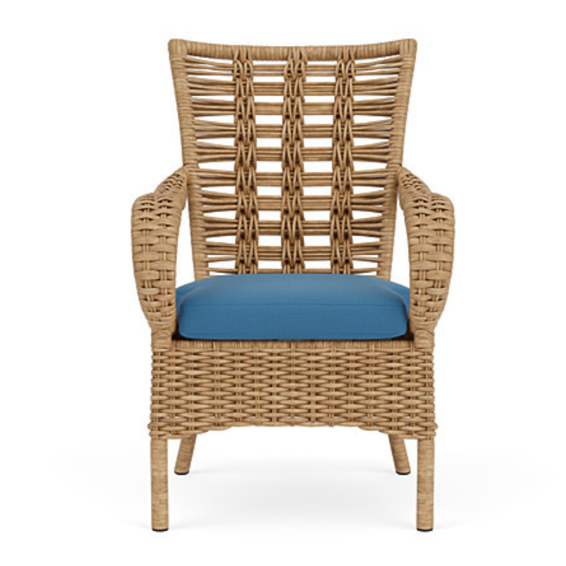 Lloyd Flanders Magnolia Woven Vinyl  Dining Armchair