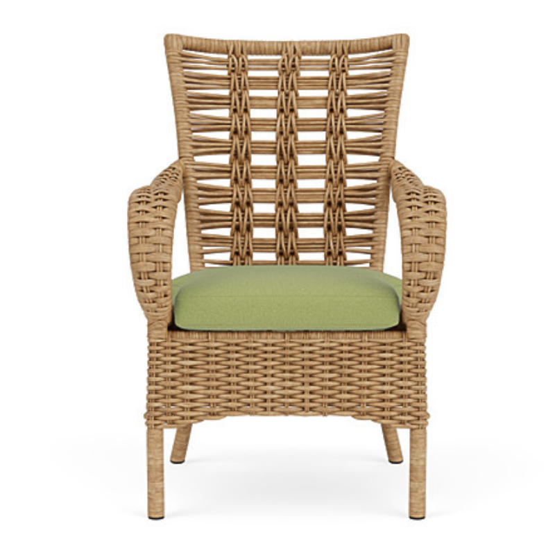 Lloyd Flanders Magnolia Woven Vinyl  Dining Armchair