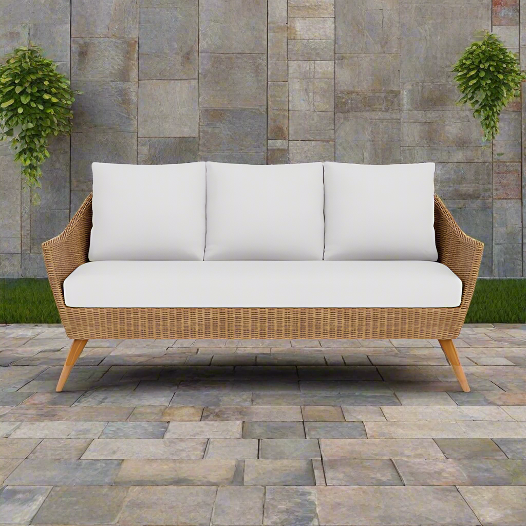 Lloyd Flanders Tobago Woven Vinyl Sofa