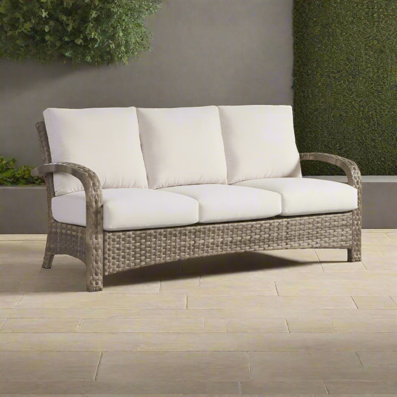 South Sea Rattan Driftwood Bay Wicker Outdoor Sofa