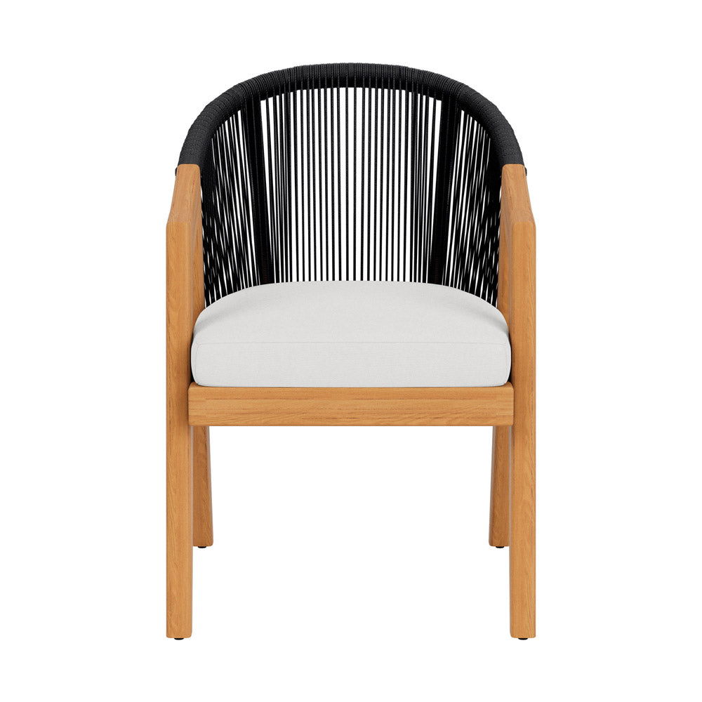 Lloyd Flanders Alpine Wicker Outdoor Dining Armchair
