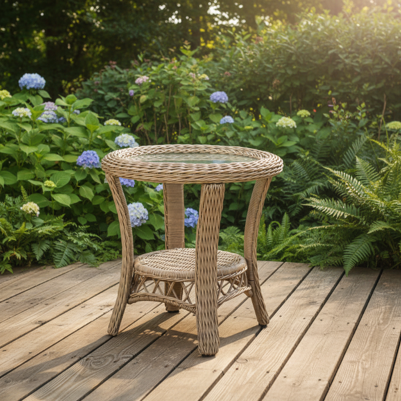 South Sea Rattan Arcadia Wicker Outdoor End Table