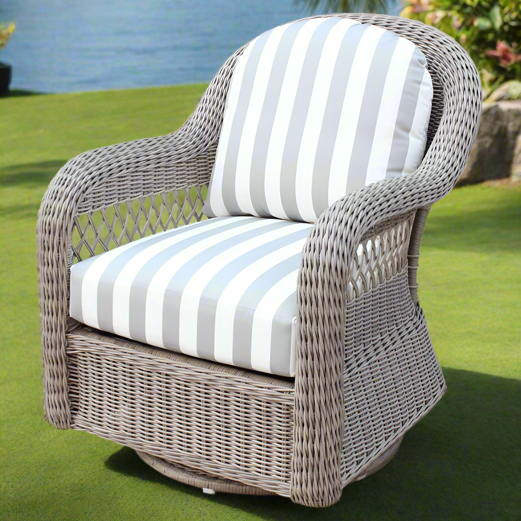 South Sea Rattan Arcadia Wicker Swivel Glider