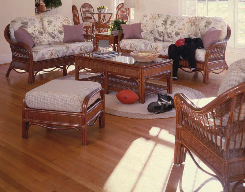 South Sea Rattan Bermuda Indoor Living Room Set