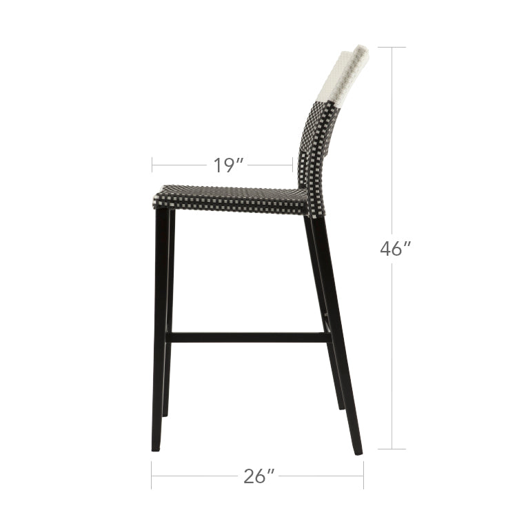 Source Furniture Chloe Stackable Bar Side Chair