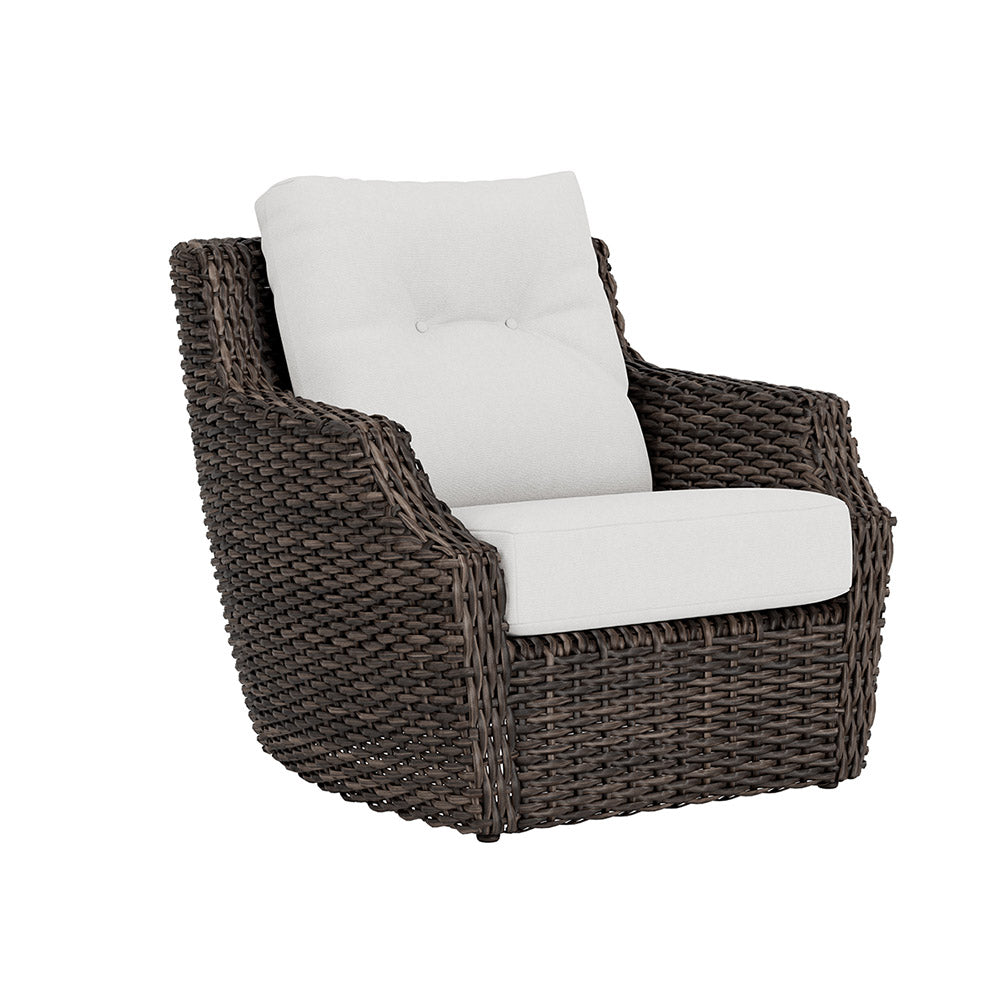 Lloyd Flanders Largo Woven Vinyl Outdoor Lounge Chair