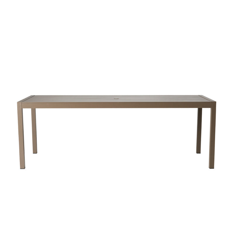Lloyd Flanders Milan Woven Vinyl Outdoor 86.75" Rectangular Dining Table