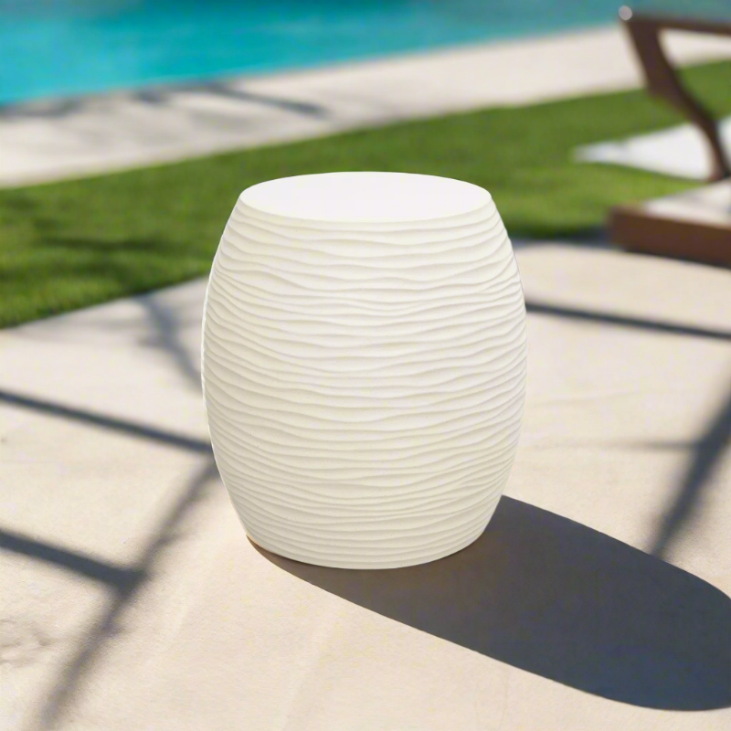 Sunset West Dune Concrete Outdoor End Table