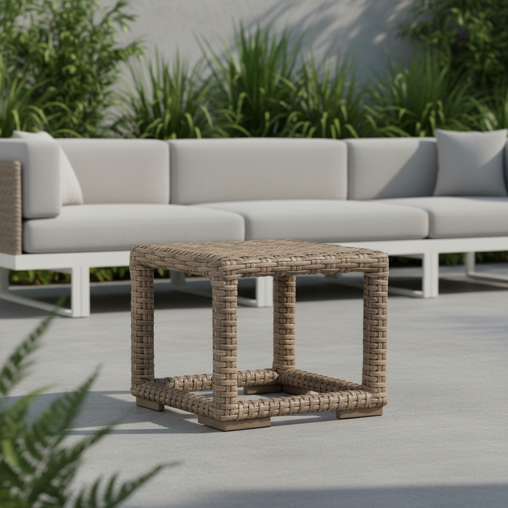 Sunset West Havana Wicker Outdoor End Table