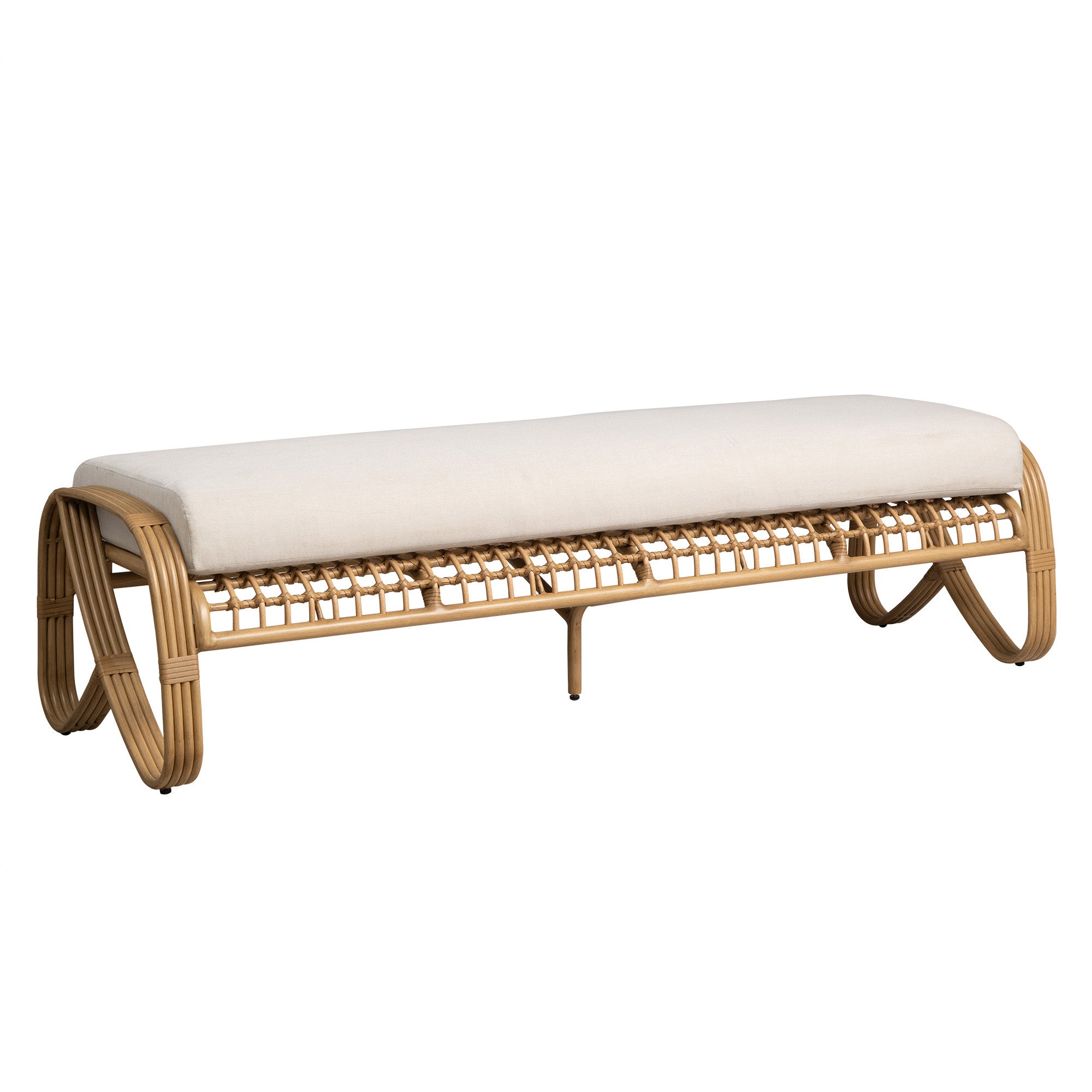 Lloyd Flanders Riviera Wicker Outdoor Garden Bench