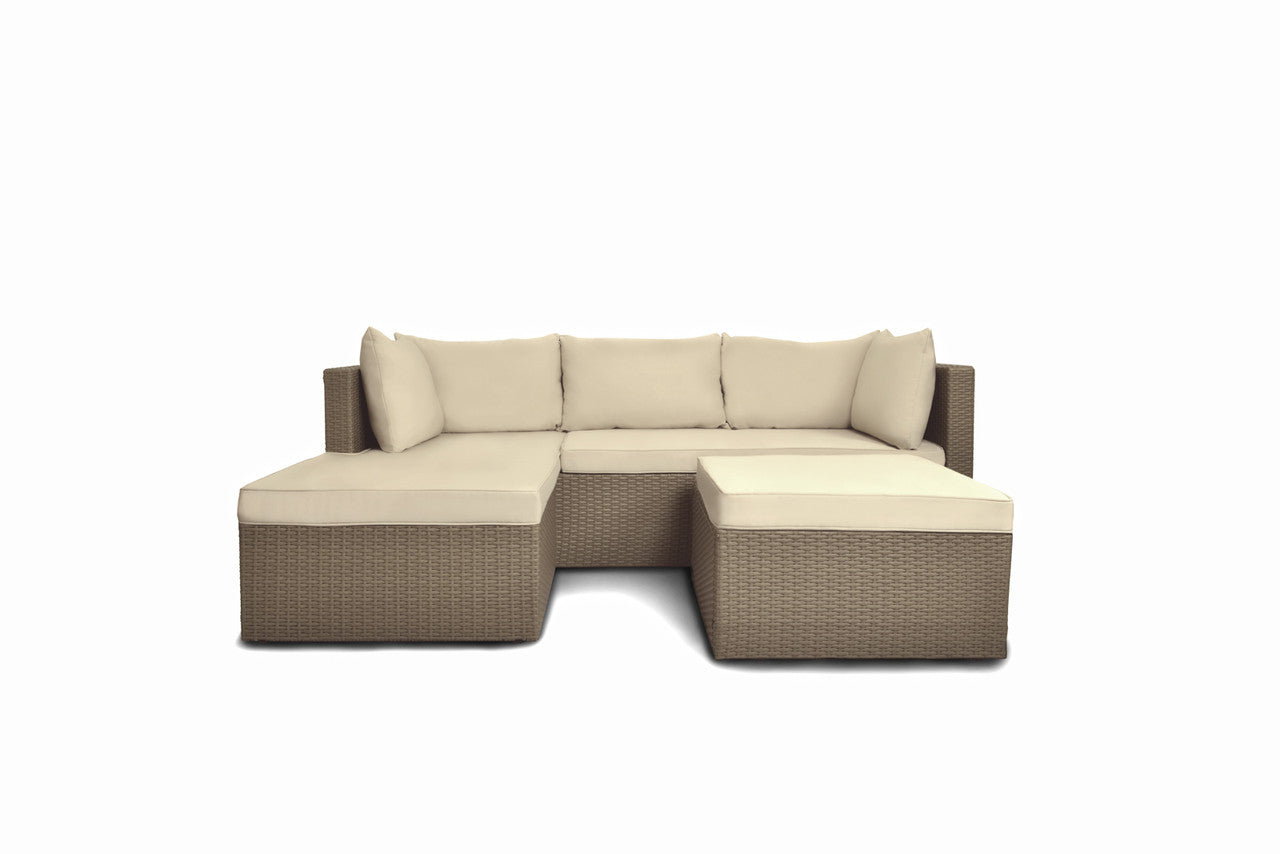 Tortuga Outdoor Space Saver Sectional (Quick Ship)