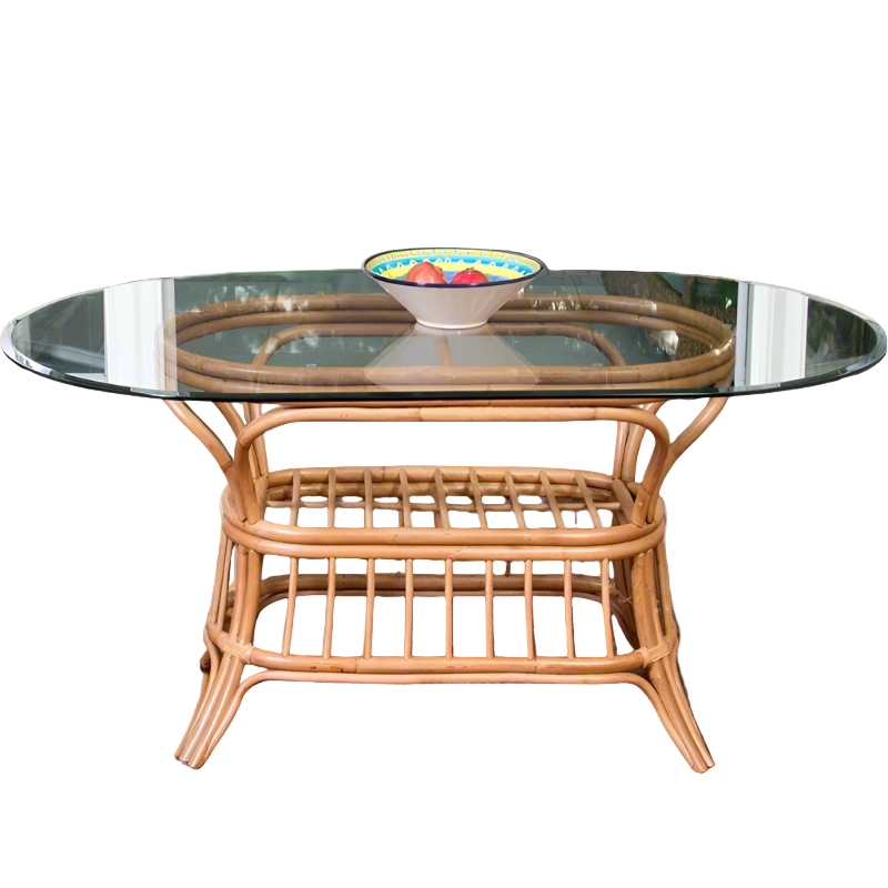 Alexander & Sheridan Universal Rattan Indoor Oval Dining Table