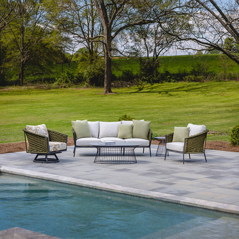 Lloyd Flanders Escape Aluminum Outdoor Sofa