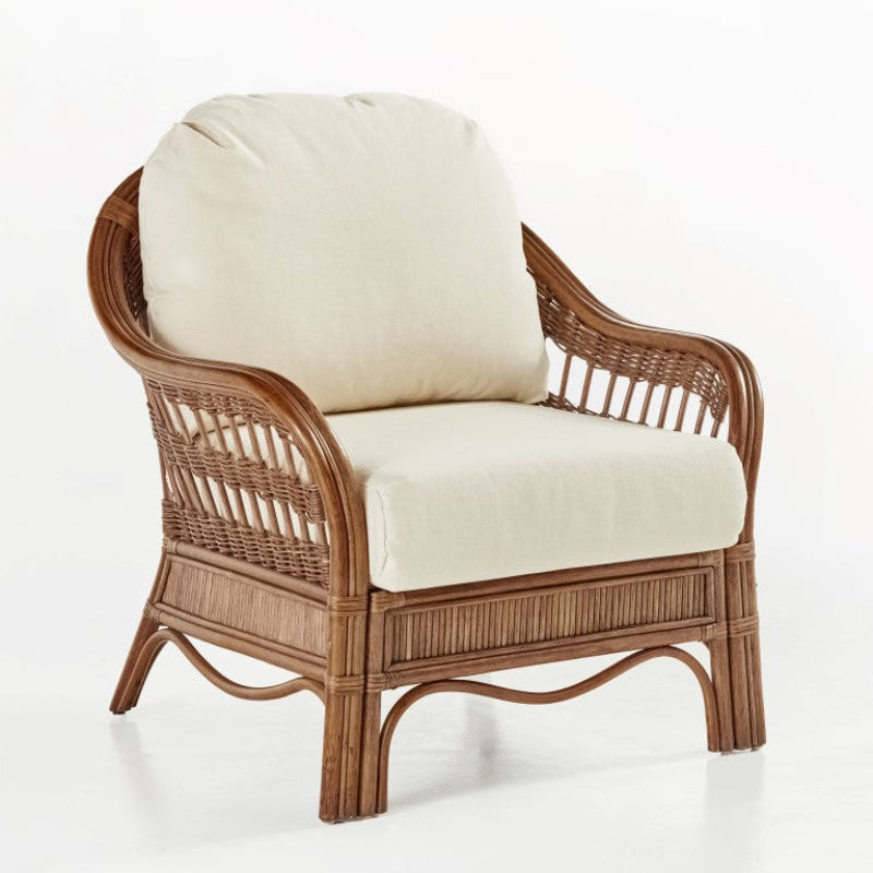 South Sea Rattan Bermuda Wicker Indoor Lounge Chair