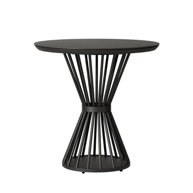 Lloyd Flanders Escape Aluminum Outdoor 36" Round Balcony Table