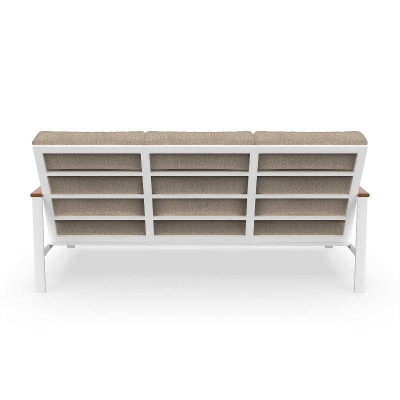 NorthCape International Ashford Aluminum Outdoor 3-Seater Sofa