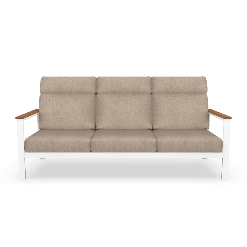 NorthCape International Ashford Aluminum Outdoor 3-Seater Sofa