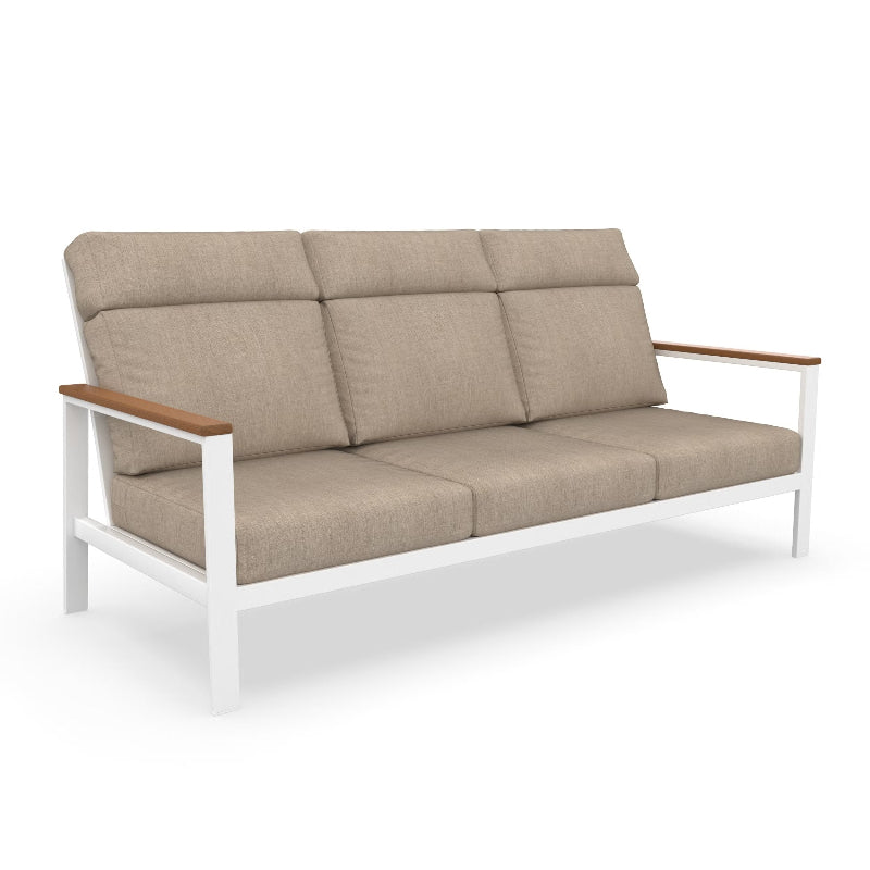 NorthCape International Ashford Aluminum Outdoor 3-Seater Sofa
