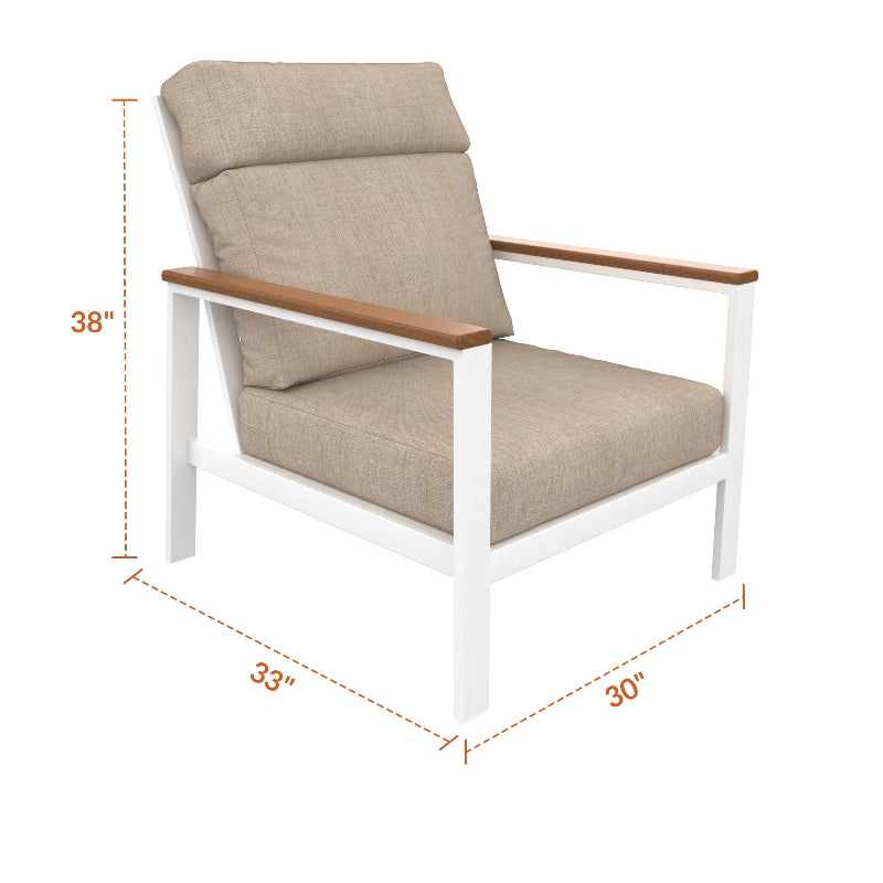NorthCape International Ashford Aluminum Outdoor Lounge Chair