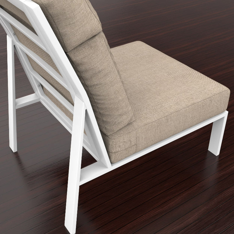 NorthCape International Ashford Aluminum Outdoor Sectional Middle Chair