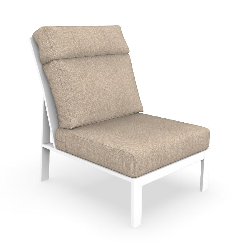 NorthCape International Ashford Aluminum Outdoor Sectional Middle Chair