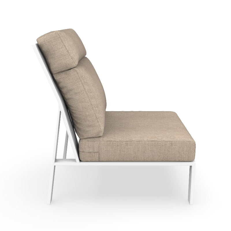 NorthCape International Ashford Aluminum Outdoor Sectional Middle Chair