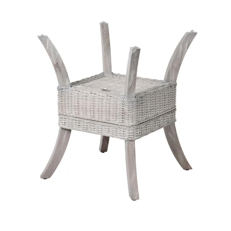 Alexander & Sheridan Belize Natural Rattan Indoor Counter Height Dining Table in Rustic